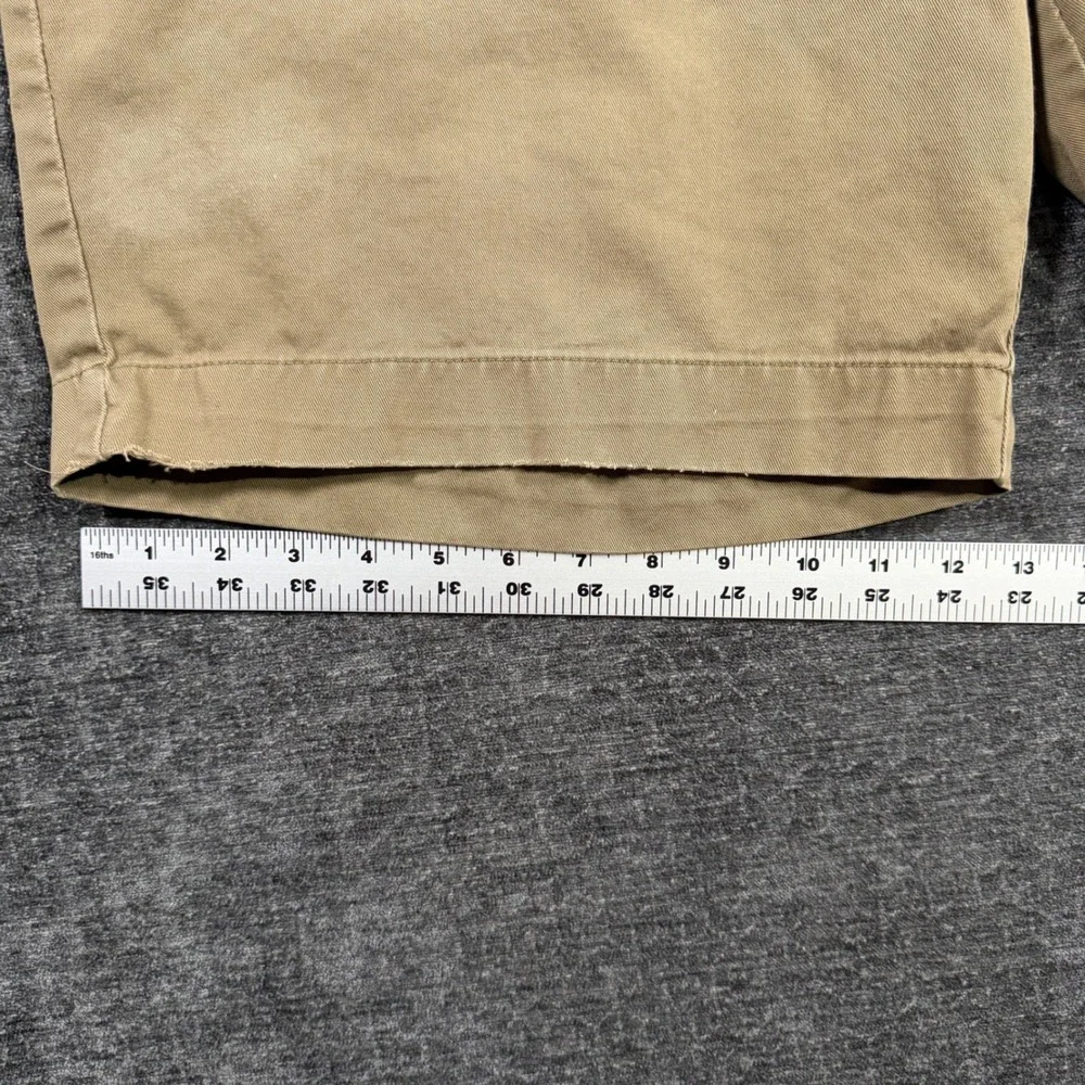Polo Ralph Lauren Prospect Chino Shorts Mens 40 Khaki Tan Cotton Flat Front